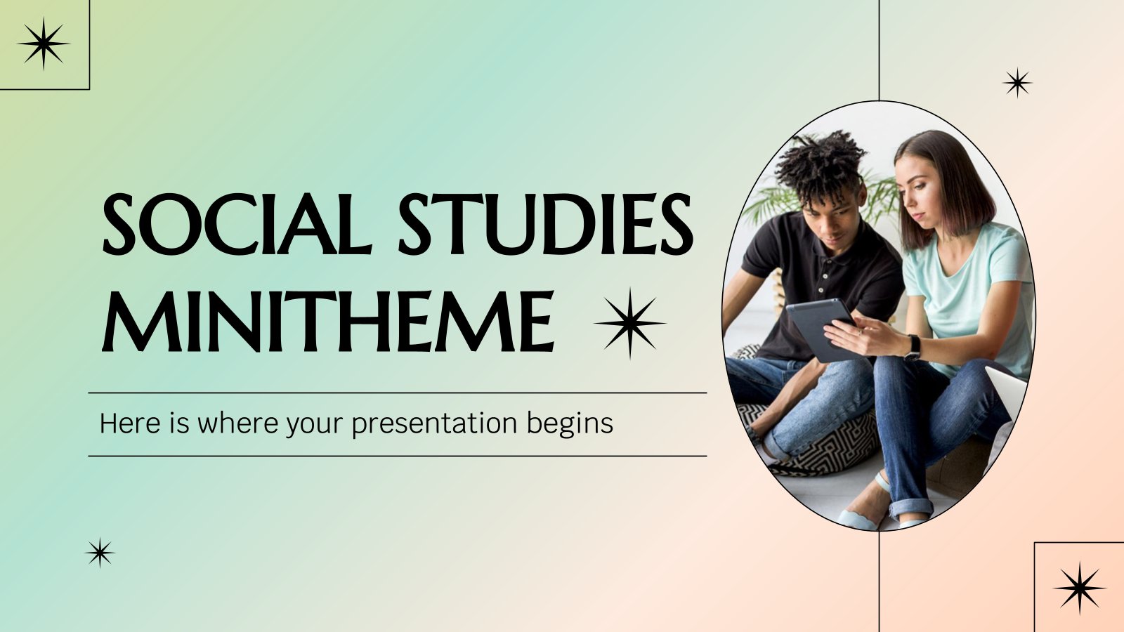 Social Studies Minitheme presentation template 