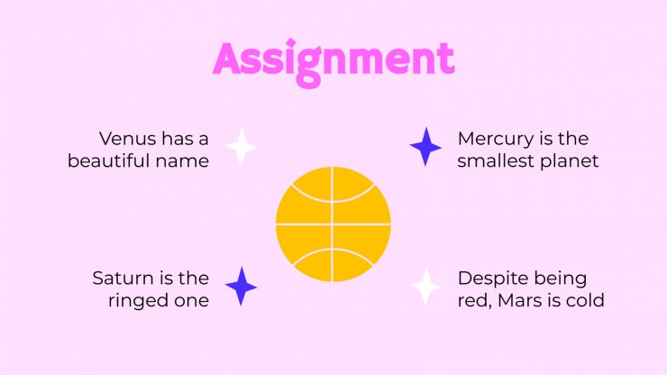 Assignments Slides presentation template 