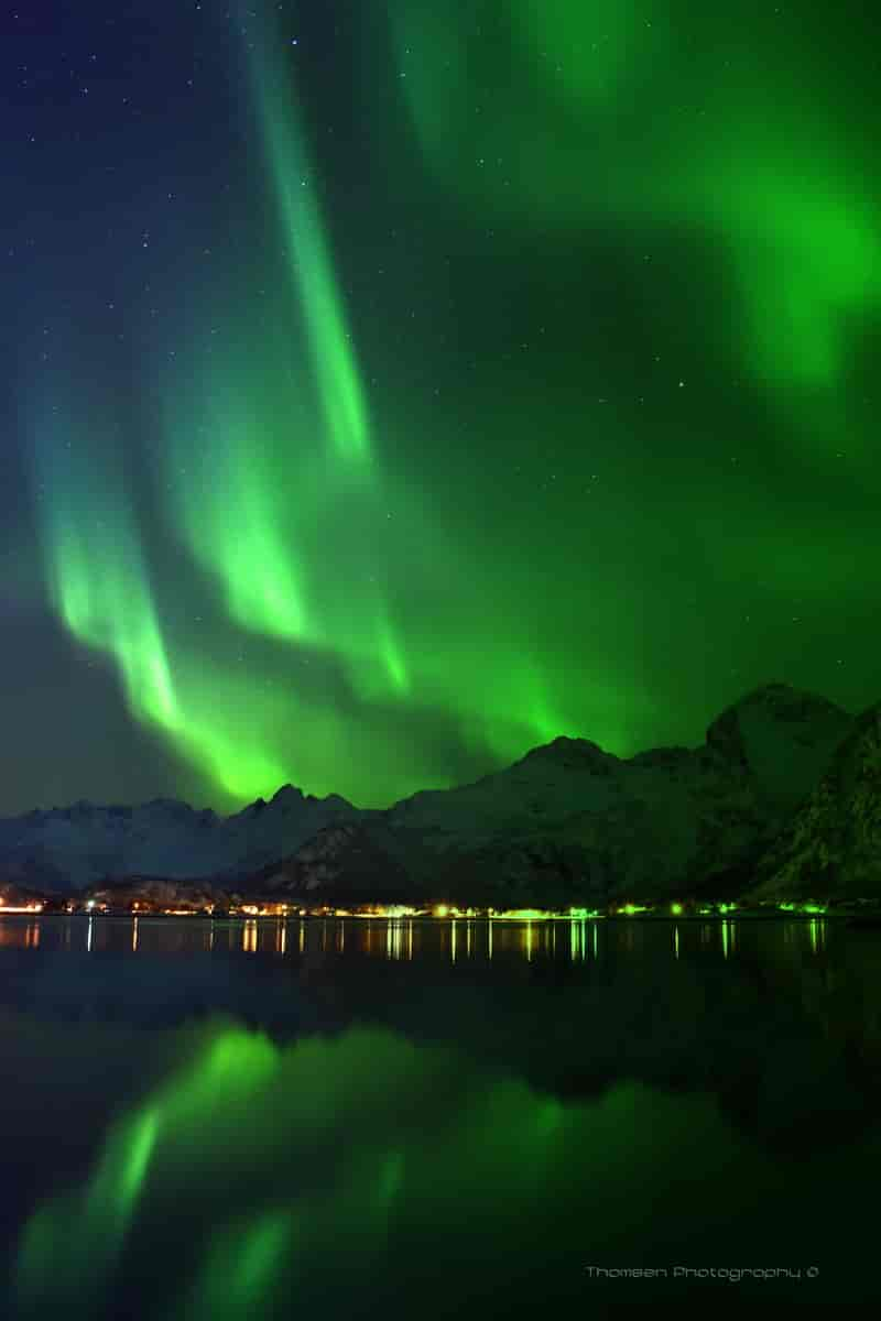 Nordlys ved Kabelvåg