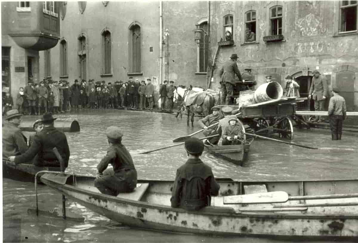 Vårflommen i Wetzlar, 1920