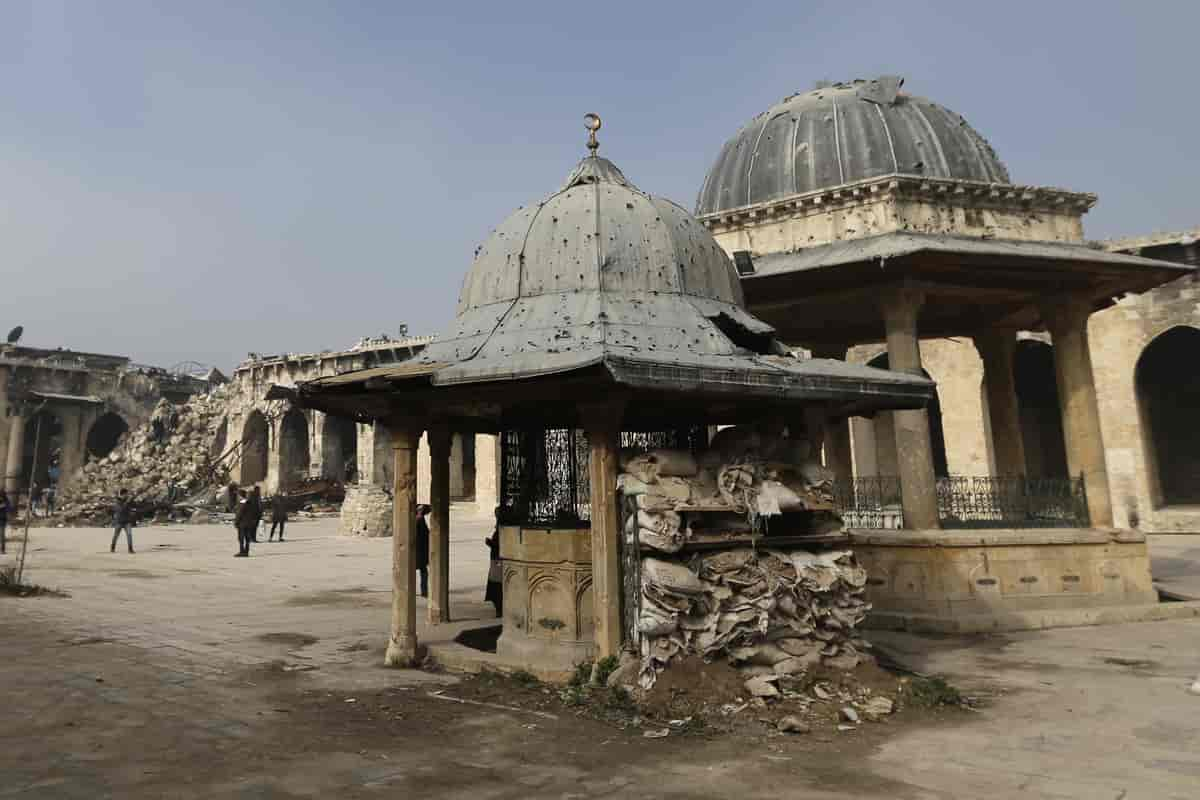 Omayyademoskeen i Aleppo. 