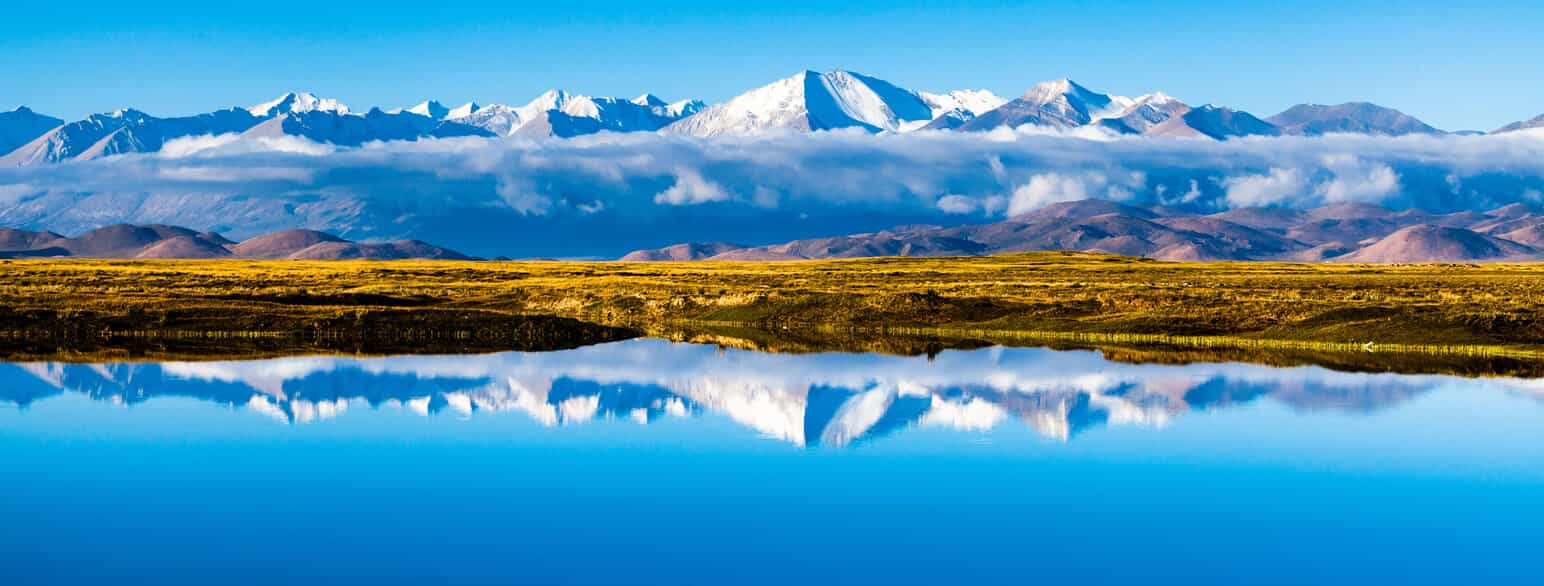 Tsangpo i Tibet, første del av Brahmaputra