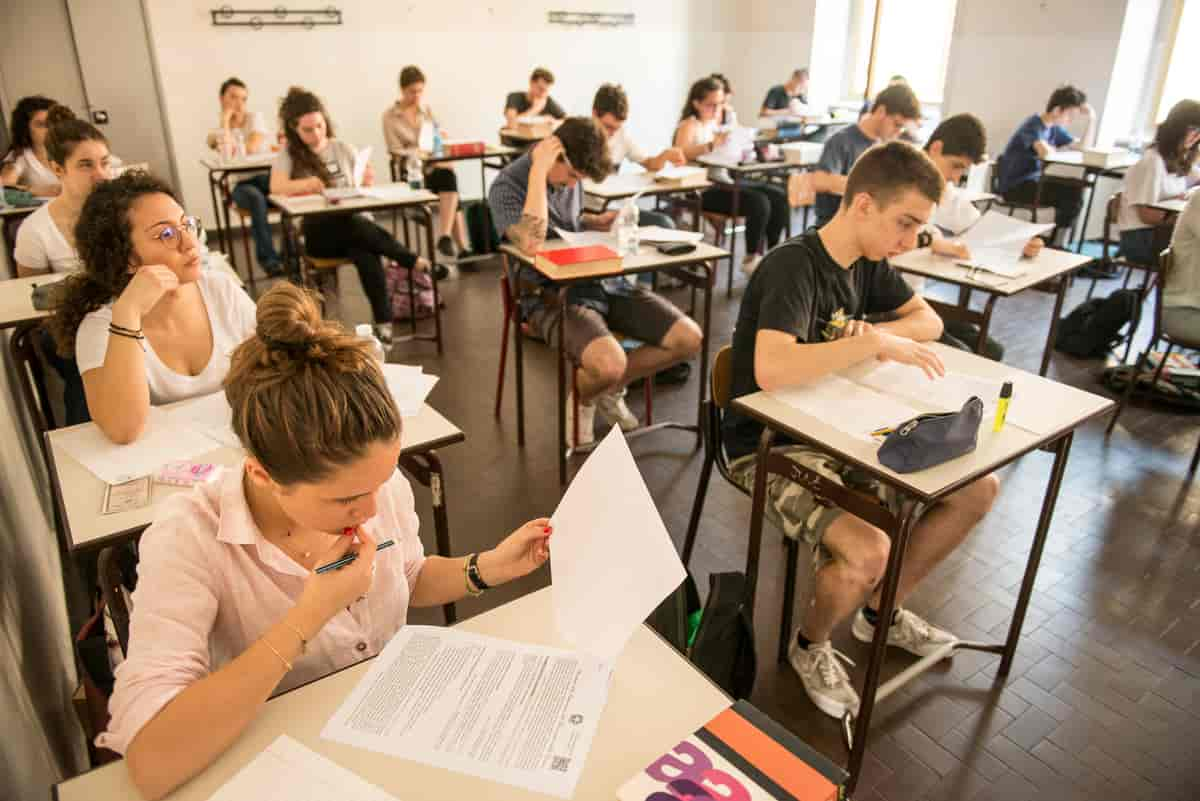 Eksamen ved Liceo classico Vittorio Alfieri i Torino (2018)