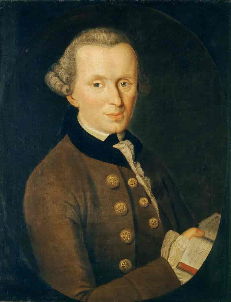 Maleri av filosofen Immanuel Kant.