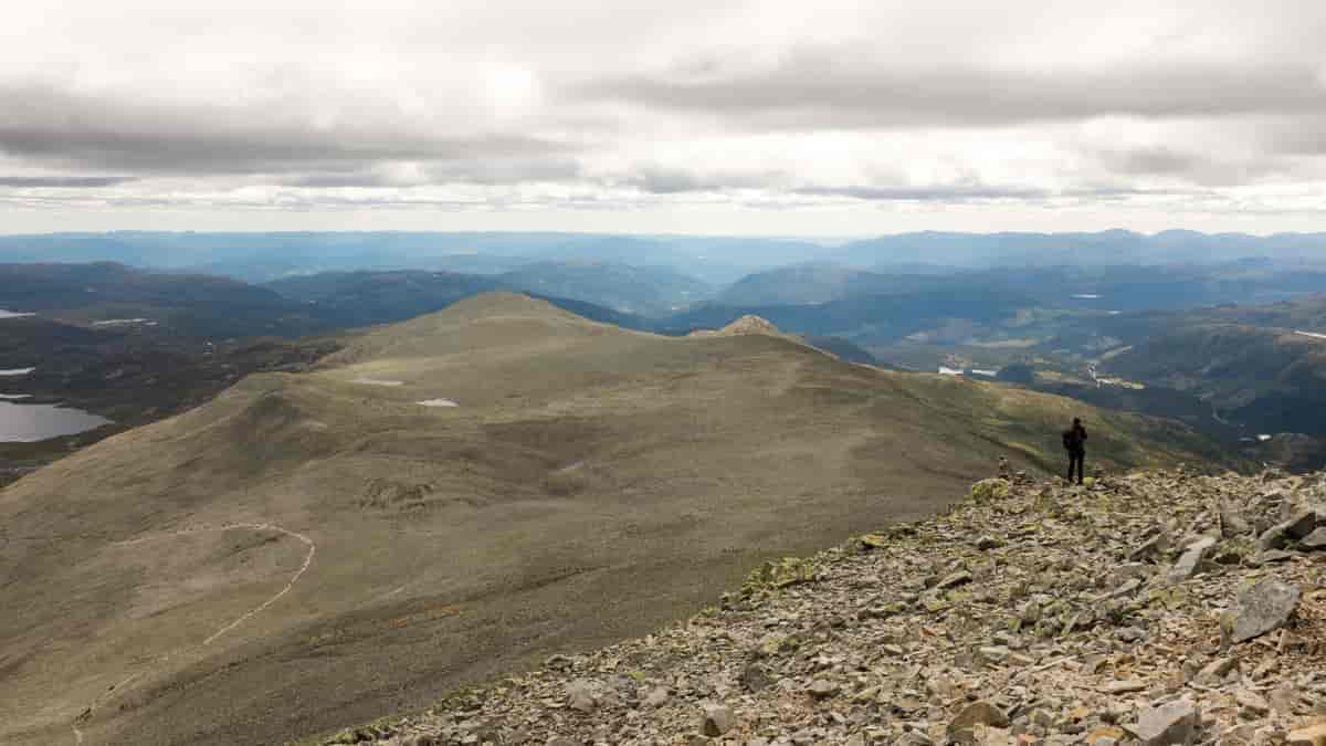 Utsikt frå Gaustatoppen