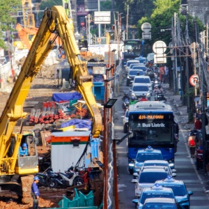 Rekayasa Lalu Lintas di Manggarai Imbas Pembangunan LRT Fase 1B