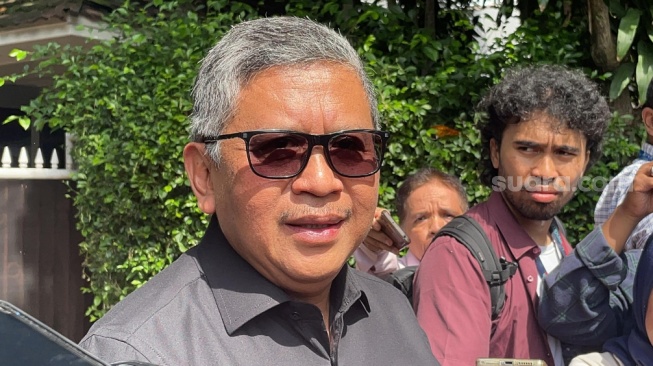 Sekretaris Jenderal DPP PDI Perjuangan (PDIP) Hasto Kristiyanto. (Suara.com/Bagaskara)