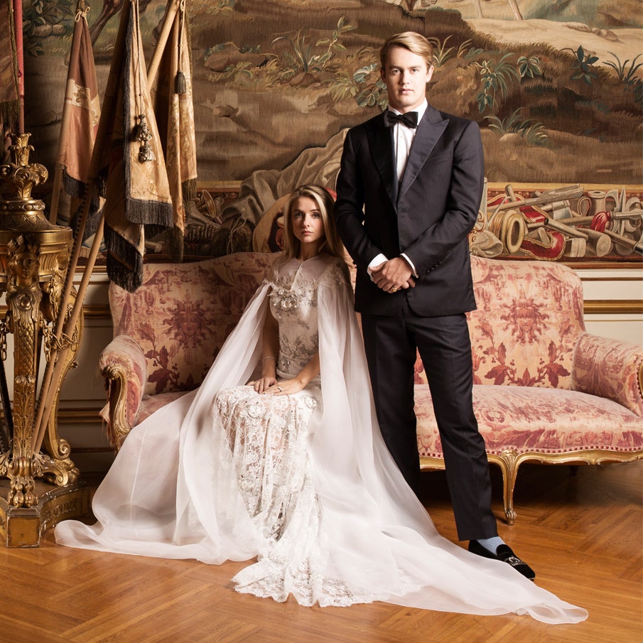 A modern day fairytale: As the Marquess and Marchioness of Blandford reveal that they have welcomed their second child, revisit their Blenheim Palace wedding and romantic courtship