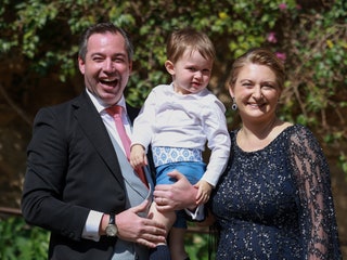 Crown Prince Guillaume of Luxembourg Prince Charles and Crown Princess Stephanie of Luxembourg