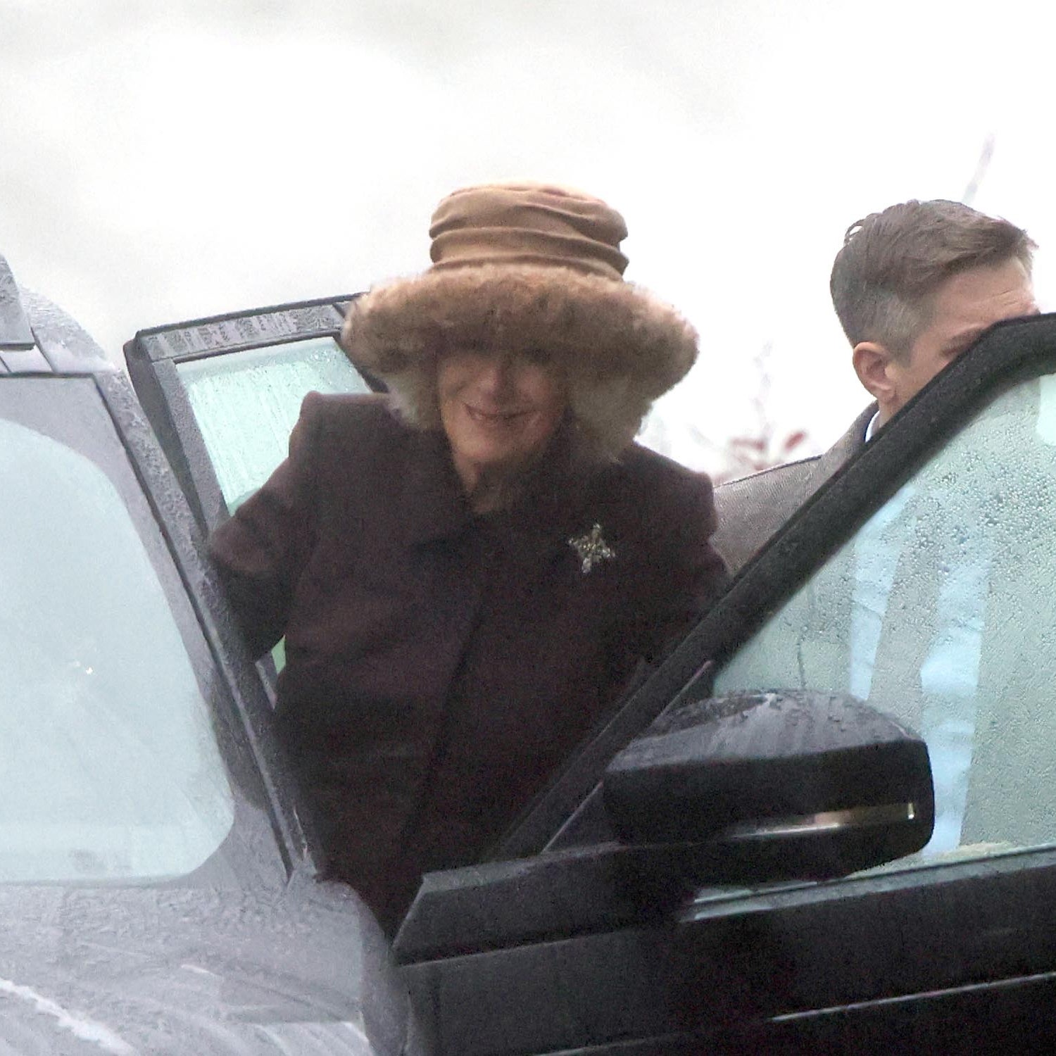 Camilla honours the late Queen Elizabeth II at Sandringham in a rarely seen diamond brooch