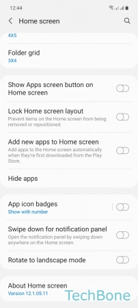 How to View Home screen in landscape mode - Enable or disable  Rotate to landscape mode 