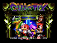 a sonic the hedgehog video game called chaos x