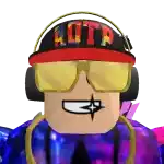 a roblox character wearing headphones sunglasses and a hat that says autp