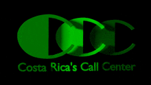 a logo for costa rica 's call center is shown