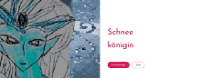 a drawing of a woman with the words schnee konign below