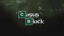 the word casus is on a periodic table of elements