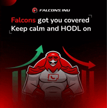 falcons got you covered keep calm and hold on