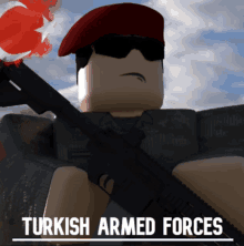 an advertisement for the turkish armed forces