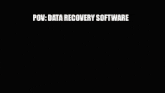 a picture of a man with the words pov : data recovery software above him