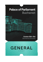 a ticket for the palace of parliament in bucharest on october 19th and 21st