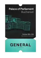 a ticket for the palace of parliament in bucharest on october 19th and 21st