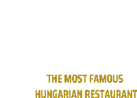 the most famous hungarian restaurant is shown on a white background