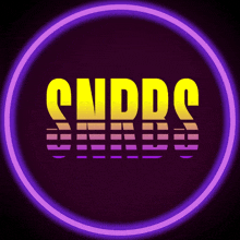 a purple and yellow logo for cnddc