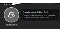 a sign that says " friends make roblox fun "