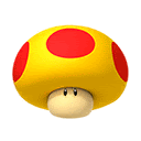 Mega Mushroom Icon Sticker