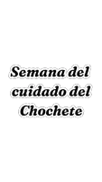 a white background with black text that says semana del cuidado del chochete