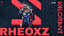 a video game character named rheoxz is shown