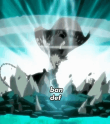 a cartoon character with a cowboy hat and the words ban def above him