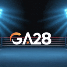 a picture of a boxing ring with the word ga28 on it