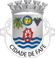 a coat of arms for cidade de fafe with a sun and grapes on it