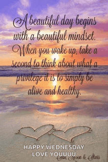 a beautiful day begins with a beautiful mindset when you wake up