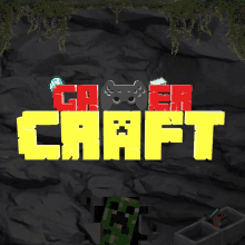 a video game called gamer craft with a creeper and a controller