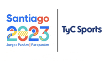 a logo for the santiago 2023 juegos panam parapanam