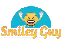 a logo for smiley guy shows a smiley face