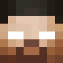 a close up of a minecraft character 's face with a white eye