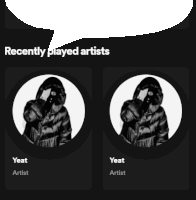 a black and white photo of yeat artist