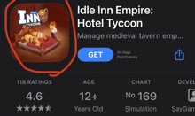 a screenshot of the idle inn empire hotel tycoon