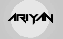 a logo for ariyan is shown on a white background