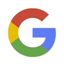 a google logo with a red yellow green and blue circle