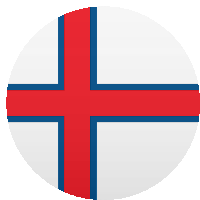 a red white and blue cross in a circle