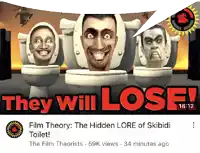 a video titled they will lose with three men sitting on toilets