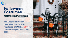 the halloween costumes market report for 2023 shows that the global halloween costumes market size is registered a cagr of 5.0 %