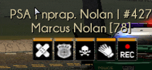 a screenshot of a video game that says psa nprop nolan # 427 marcus nolan [78 ]