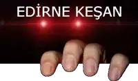 a close up of a person 's fingers with the words edine kesan written on the bottom