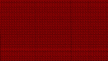 a red background with a pattern of squares with the numbers 999 on them