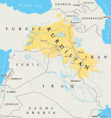 a map of turkey and syria with iran in the middle